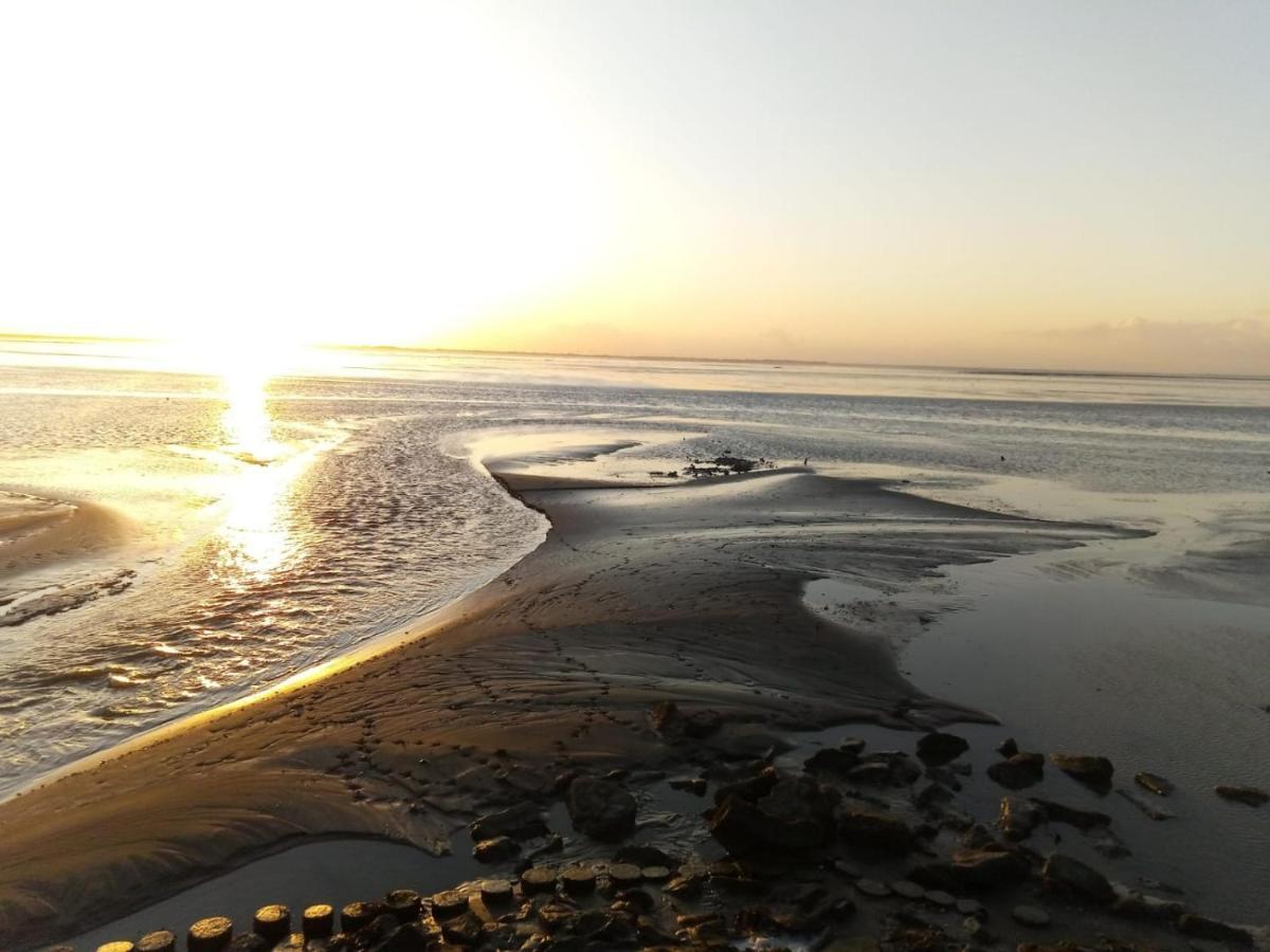 Haus Meererleben - Urlaub Mit Hund An Der Nordsee Schweiburg Exteriör bild